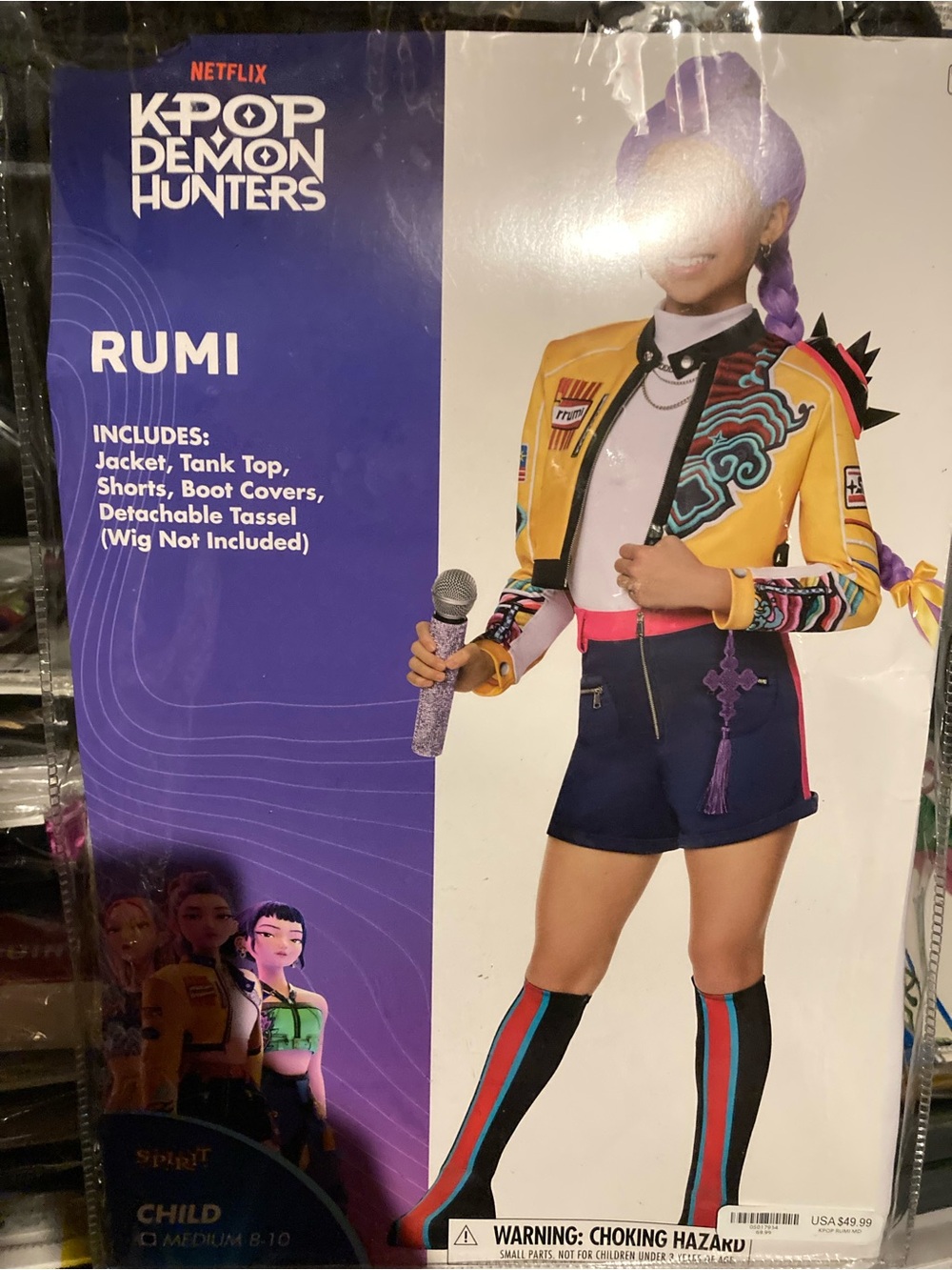 K pop demon hunters rumi Halloween costume kids